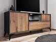 Svetainės spintelė su 2 nuleidžiamomis durelėmis. TV Staliukai, Extreme Furniture, Venice, 149.5x64.5x40 cm цена и информация | TV staliukai | pigu.lt