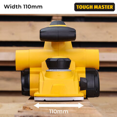 Электрический рубанок Tough Master TM-PL113, 110 мм, 1000 Вт цена и информация | TOUGH MASTER Сантехника, ремонт, вентиляция | pigu.lt