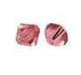 Swarovski kristalų karoliukai, rožinis šifonas, 50 vnt. kaina ir informacija | Papuošalų gamybai, vėrimui | pigu.lt