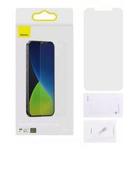 Пленка из матового закаленного стекла толщиной 0,25 мм для iPhone 12 Pro Max 6,7″ 2020 (2 шт. в упаковке) Белая | Базеус цена и информация | Защитные пленки для телефонов | pigu.lt