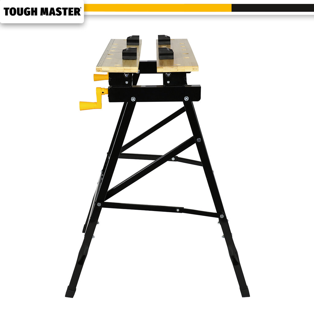 Darbastalis, Sulankstomas darbastalis, 100kg , 60,5 x 62 x 79,5 cm UK BRAND TOUGH MASTER® TM-WB100B kaina ir informacija | Mechaniniai įrankiai | pigu.lt