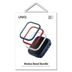 UNIQ ramki do Moduo 3in1 Apple Watch Series 4|5|6|7|8|SE 40|41mm Szałwiowy-Lillak-Biały|Sage-Lilac-White цена и информация | Аксессуары для смарт-часов и браслетов | pigu.lt