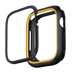 UNIQ etui Moduo Apple Watch Series  4|5|6|7|8|SE 40|41mm czarny-musztardowy|midnight-mustard цена и информация | Аксессуары для смарт-часов и браслетов | pigu.lt