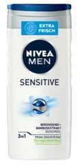 Dušo gelis Nivea Men Sensitive jautriai odai, 250 ml kaina ir informacija | Dušo želė, aliejai | pigu.lt