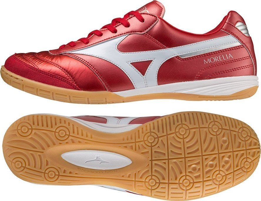 Futbolo bateliai Mizuno Morelia Sala Elite IN Q1GA221060, raudoni kaina ir informacija | Futbolo bateliai | pigu.lt