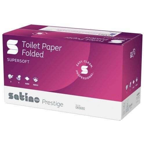 Wepa tualetinis popierius lapeliais, 300 lapelių, 10.5 x 20.5, 30 vnt. kaina ir informacija | Tualetinis popierius, popieriniai rankšluosčiai | pigu.lt