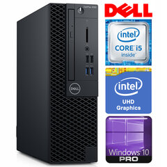 Стационарный компьютер DELL 3060 SFF i5-8500 8GB 128SSD M.2 NVME DVD WIN10Pro цена и информация | Стационарные компьютеры | pigu.lt