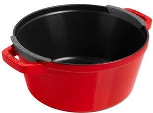 Staub La Cocotte Круглая чугунная форма для запекания -- НАБОР ИЗ 3 ПРЕДМЕТОВ цена и информация | Кастрюли, скороварки | pigu.lt