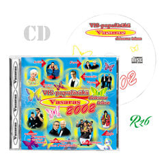 CD VASARAS VISPOPULĀRĀKĀ DZIESMU IZLASE 2002 цена и информация | Виниловые пластинки, CD, DVD | pigu.lt