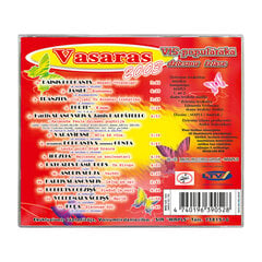 CD VASARAS VISPOPULĀRĀKĀ DZIESMU IZLASE 2003 kaina ir informacija | Vinilinės plokštelės, CD, DVD | pigu.lt