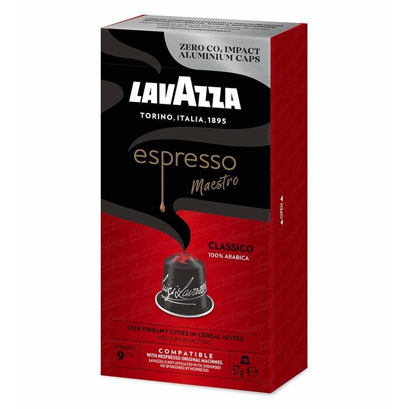 Lavazza Espresso Classico Nespresso aparatų kavos kapsulės, 10 vnt kaina ir informacija | Kava, kakava | pigu.lt