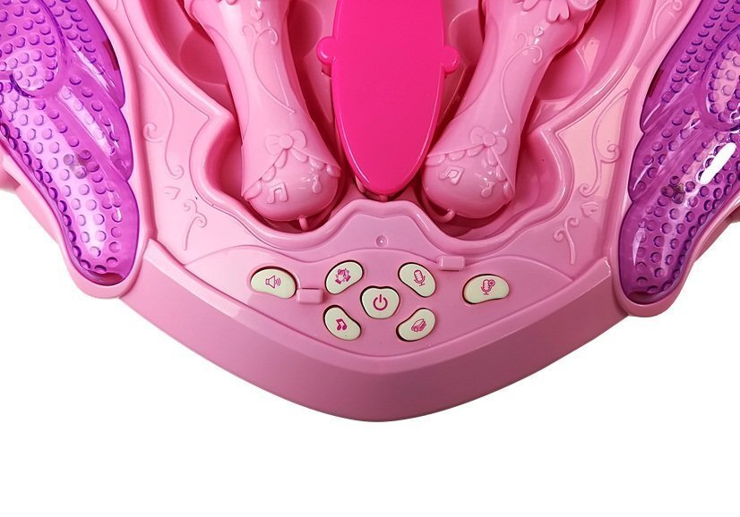 Karaoke rinkinys su dviem mikrofonais, rožinis kaina ir informacija | Lavinamieji žaislai | pigu.lt