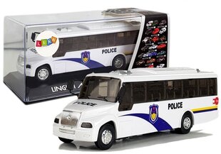 Žaislinis policijos autobusas, baltas kaina ir informacija | Žaislai berniukams | pigu.lt
