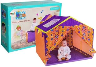 Vaikiška palapinė, violetinė/oranžinė kaina ir informacija | Vaikų žaidimų nameliai | pigu.lt