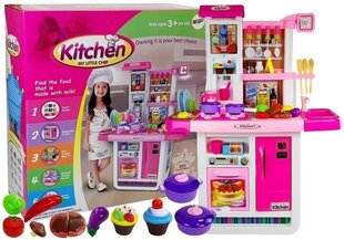 Детская мини-кухня, розовая цена и информация | Игрушки для девочек | pigu.lt
