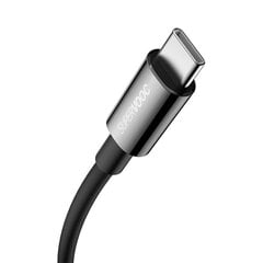 Baseus Superior Series Cable USB to USB-C, 65W, PD, 2m (black) цена и информация | Кабели для телефонов | pigu.lt