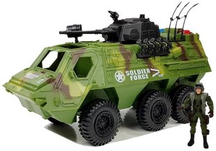Военный игровой набор с каской - машиной и фигурками цена и информация | Игрушки для мальчиков | pigu.lt