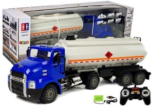 Nuotoliniu būdu valdomas sunkvežimis su cisterna ir vandens siurbliu, baltas kaina ir informacija | Žaislai berniukams | pigu.lt
