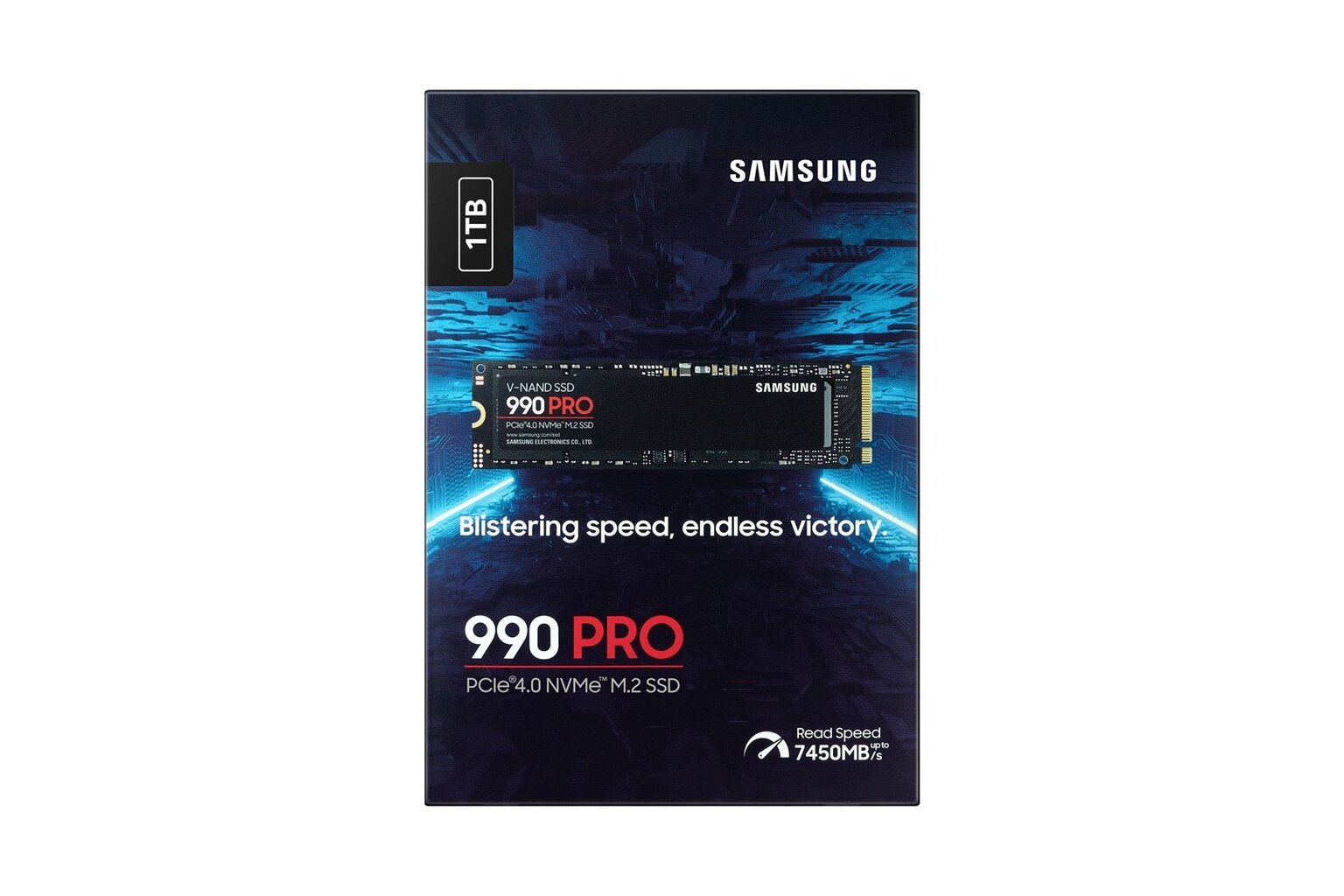 Samsung 990 Pro, 1TB, M.2, NVMe, MZ-V9P1T0BW kaina ir informacija | Vidiniai kietieji diskai (HDD, SSD, Hybrid) | pigu.lt