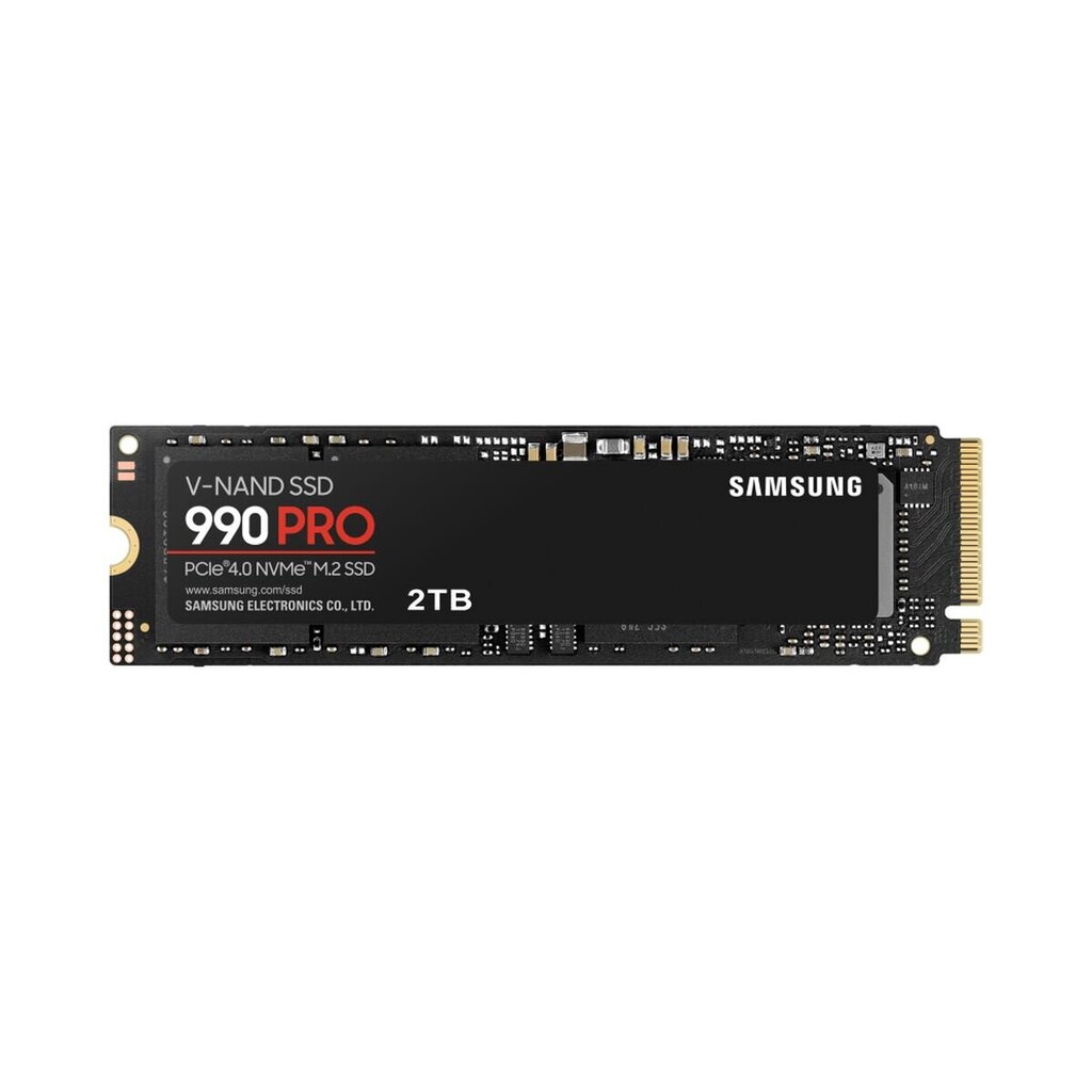 Samsung 990 PRO, 2TB, M.2 2280, SSD interface PCIe Gen4x4, Write speed 6900 MB/s, Read speed 7450 MB/s kaina ir informacija | Vidiniai kietieji diskai (HDD, SSD, Hybrid) | pigu.lt