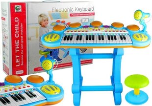 Детское пианино 37 клавиш электронная клавиатура, микрофон цена и информация | Развивающие игрушки | pigu.lt