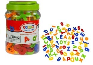 Магнитные буквы и цифры 78 шт. цена и информация | Развивающие игрушки | pigu.lt