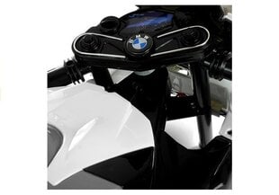 Vienvietis elektrinis motociklas BMW S1000RR, sidabrinis kaina ir informacija | Elektromobiliai vaikams | pigu.lt