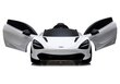 Vienvietis elektromobilis vaikams McLaren 720S, baltas kaina ir informacija | Elektromobiliai vaikams | pigu.lt