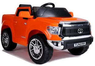 Vienvietis elektromobilis vaikams Toyota Tundra, oranžinis kaina ir informacija | Elektromobiliai vaikams | pigu.lt