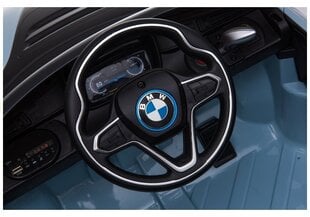 Vienvietis elektromobilis BMW I8 JE1001, mėlynas kaina ir informacija | Elektromobiliai vaikams | pigu.lt