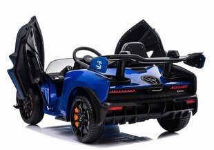 Vienvietis elektromobilis vaikams McLaren Senna, mėlynas kaina ir informacija | Elektromobiliai vaikams | pigu.lt