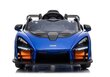 Vienvietis elektromobilis vaikams McLaren Senna, mėlynas kaina ir informacija | Elektromobiliai vaikams | pigu.lt