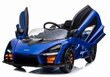 Vienvietis elektromobilis vaikams McLaren Senna, mėlynas kaina ir informacija | Elektromobiliai vaikams | pigu.lt