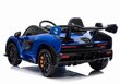 Vienvietis elektromobilis vaikams McLaren Senna, mėlynas kaina ir informacija | Elektromobiliai vaikams | pigu.lt