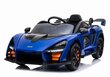 Vienvietis elektromobilis vaikams McLaren Senna, mėlynas kaina ir informacija | Elektromobiliai vaikams | pigu.lt