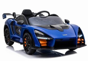 Vienvietis elektromobilis vaikams McLaren Senna, mėlynas kaina ir informacija | Elektromobiliai vaikams | pigu.lt