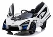 Vienvietis elektromobilis vaikams McLaren Senna, baltas kaina ir informacija | Elektromobiliai vaikams | pigu.lt