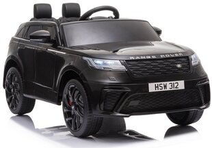 Детский электромобиль Range Rover, черный лакированный цена и информация | Электромобили для детей | pigu.lt