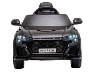 Vienvietis elektromobilis vaikams Audi RS Q8, juodas kaina ir informacija | Elektromobiliai vaikams | pigu.lt