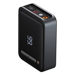 Портативный внешний аккумулятор + компрессор Baseus 8000mAh, 1000A, черный цена и информация | Зарядные устройства для аккумуляторов | pigu.lt