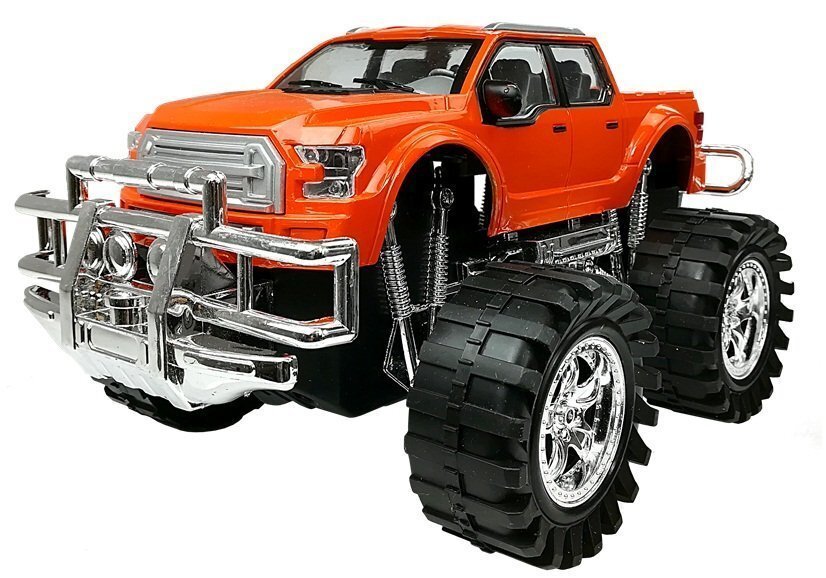 Automobilių komplektas Black Monster Truck 58 cm kaina ir informacija | Žaislai berniukams | pigu.lt