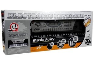 Пианино MQ-810 MP3 с микрофоном 61 клавиша цена и информация | Развивающие игрушки | pigu.lt