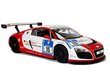 Nuotoliniu būdu valdomas automobilis Rastar Audi R8 LMS 1:14, baltas/raudonas kaina ir informacija | Žaislai berniukams | pigu.lt