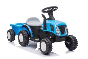 Vienvietis elektromobilis vaikams Traktorius BBH-023, mėlynas kaina ir informacija | Elektromobiliai vaikams | pigu.lt