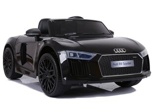 Одноместный электромобиль для детей Big Audi R8 JJ2198, черный цена и информация | Электромобили для детей | pigu.lt