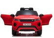 Dvivietis vaikiškas elektromobilis Range Rover Evoque, raudonas kaina ir informacija | Elektromobiliai vaikams | pigu.lt