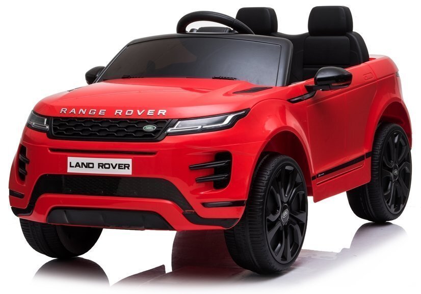 Dvivietis vaikiškas elektromobilis Range Rover Evoque, raudonas kaina ir informacija | Elektromobiliai vaikams | pigu.lt