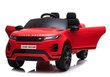Dvivietis vaikiškas elektromobilis Range Rover Evoque, raudonas kaina ir informacija | Elektromobiliai vaikams | pigu.lt