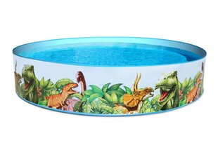 Бассейн Bestway Dinosaur Fill'N Fun Pool 2,44 м x 46 см, 55001 цена и информация | Бассейны | pigu.lt