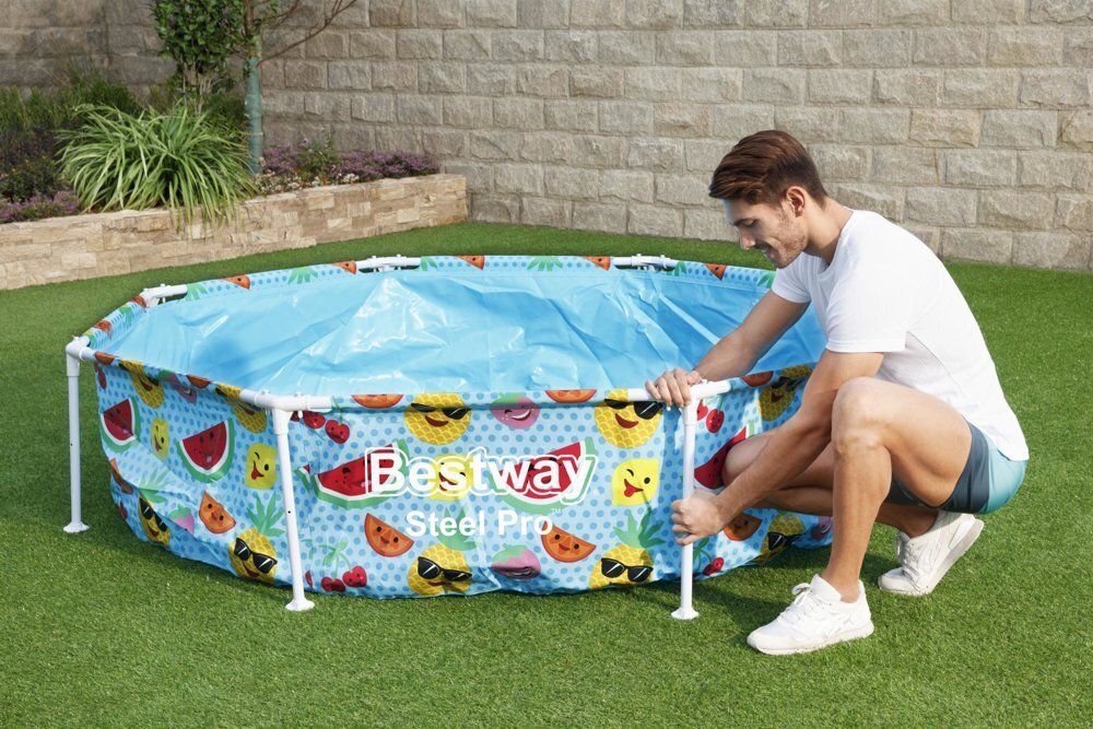 Baseinas Bestway Splash-in-Shade, 2.44mx51cm kaina ir informacija | Baseinai | pigu.lt